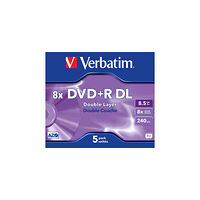 VERBATIM DVD+R VERBATIM 8,5GB Dual Layer 5/fp