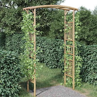 vidaXL Rosenbåge bambu 118x40x187 cm