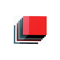 No Brand Skrivunderlägg med ficka 53x40cm svart