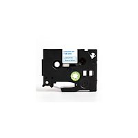 No Brand Tape 24mm TZe-253 blå på vit