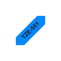 Brother Tape BROTHER TZE551 24mm svart på blå