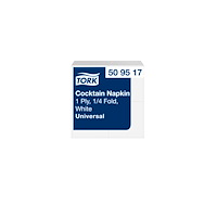 TORK Servett TORK Cocktail 1-lags vit 500/fp