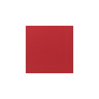 Duni Servett 3-lags 40x40cm röd 125/fp