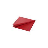 Duni Servett DUNI 1-lags 33x33cm röd 500/fp