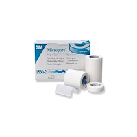 MICROPORE Micropore Vit u hållare 2,5cmx9,1m 12/fp