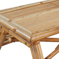 vidaXL Picknickbord 115x115x81 cm bambu