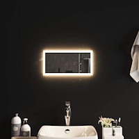 vidaXL Badrumsspegel LED 40x20 cm