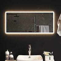 vidaXL Badrumsspegel LED 90x40 cm