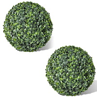 vidaXL Konstväxt Buxbombollar 2 st 35 cm