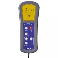vidaXL Elektrisk massagefåtölj mörkgrå tyg