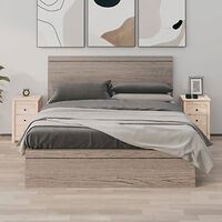 vidaXL Sängbord 2 st 40x35x61,5 cm massiv furu