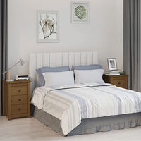 vidaXL Sängbord 2 st honungsbrun 40x35x61,5 cm massiv furu