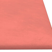 vidaXL Väggpaneler 12 st rosa 90x30 cm sammet 3,24 m²