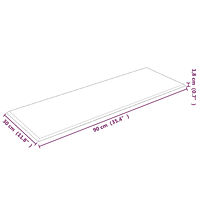 vidaXL Väggpaneler 12 st rosa 90x30 cm sammet 3,24 m²