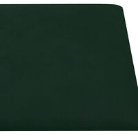 vidaXL Väggpaneler 12 st mörkgrön 30x30 cm sammet 1,08 m²