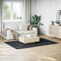 vidaXL Tvättbar matta kort lugg 160x230 cm halkfri svart