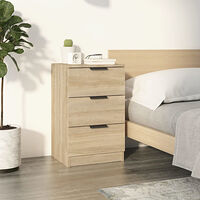 vidaXL Sängbord sonoma-ek 40x36x65 cm