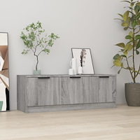 vidaXL TV-bänk grå sonoma 102x35x36,5 cm konstruerat trä
