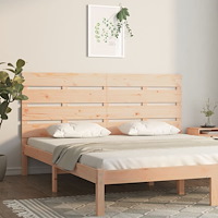 vidaXL Sänggavel 150x3x80 cm massiv furu
