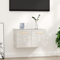 vidaXL Väggskåp betonggrå 60x36,5x35 cm konstruerat trä