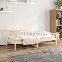 vidaXL Dagbädd utan madrass 90x190 cm massiv furu