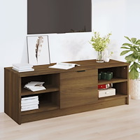 vidaXL Tv-bänk brun ek 102x35,5x36,5 cm konstruerat trä