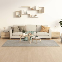 vidaXL Soffbord 2 st sonoma ek 50x50x40 cm konstruerat trä