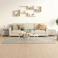 vidaXL Soffbord 2 st betonggrå 50x50x40 cm konstruerat trä