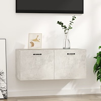 vidaXL Väggskåp betonggrå 80x36,5x35 cm konstruerat trä