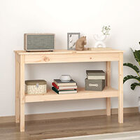 vidaXL Konsolbord 110x40x75 cm massiv furu