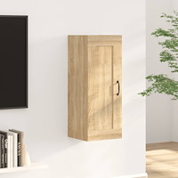 vidaXL Väggskåp sonoma-ek 35x34x90 cm konstruerat trä