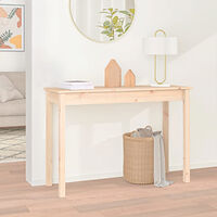 vidaXL Konsolbord 110x40x75 cm massiv furu