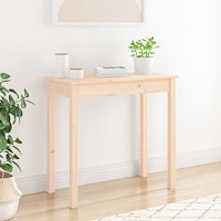 vidaXL Konsolbord 80x40x75 cm massiv furu