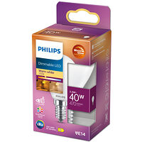 Philips LED E14 Klot 3,4W (40W) Frost Dim WarmGl 470