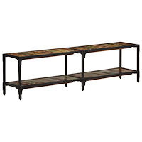 vidaXL Tv-bänk 150x30x41 cm massivt återvunnet trä