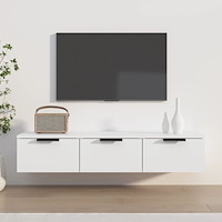 vidaXL Väggskåp vit 102x30x20 cm konstruerat trä
