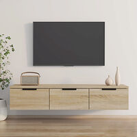 vidaXL Väggskåp sonoma-ek 102x30x20 cm konstruerat trä