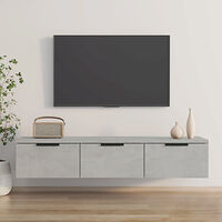 vidaXL Väggskåp betonggrå 102x30x20 cm konstruerat trä