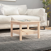 vidaXL Soffbord 55x55x40 cm massivt furu