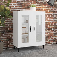 vidaXL Skåp vit 69,5x34x90 cm konstruerat trä