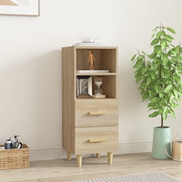 vidaXL Skåp sonoma-ek 34,5x34x90 cm konstruerat trä