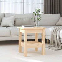 vidaXL Soffbord 35x35x40 cm massivt furu