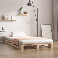 vidaXL Pallsäng 90x200 cm massiv furu