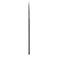 vidaXL Glasskiva för öppen spis halvrund 1000x500 mm