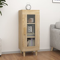 vidaXL Skänk sonoma-ek 34,5x34x90 cm konstruerat trä