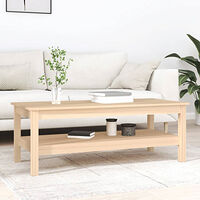 vidaXL Soffbord 110x50x40 cm massiv furu
