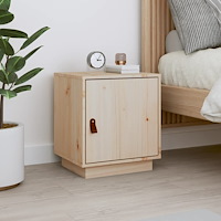 vidaXL Sängbord 40x34x45 cm massiv furu