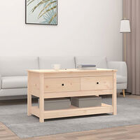 vidaXL Soffbord 102x49x55 cm massiv furu