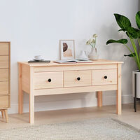 vidaXL Soffbord 102x49x55 cm massiv furu