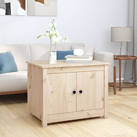 vidaXL Soffbord 71x49x55 cm massiv furu